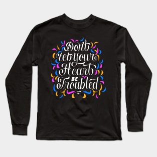 John 14:1 - Black Long Sleeve T-Shirt